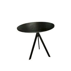 שולחן קפה 3 רגליים שחור