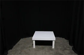 שולחן זולה 80X80 צבע לבן
