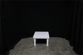 שולחן זולה 60X60 צבע לבן