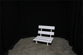 ספסל זולה יחיד - לבן