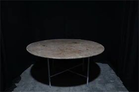 שולחן פלטת עץ - קוטר 160