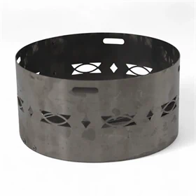 מעמד עגול כסוף לסיר- מרובעים