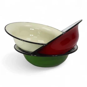 קערות אמייל צבעוני