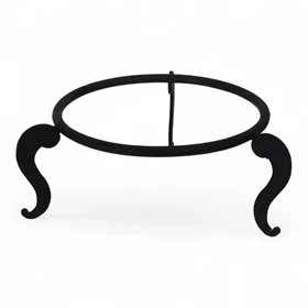 מעמד שחור לסיר- 3 רגליים