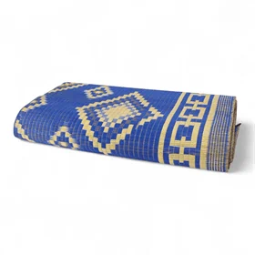 מחצלת צבע כחול 3.7X3.7