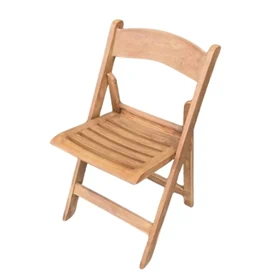 כיסא תאילנדי מתקפל - עץ טבעי