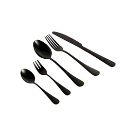 סט סכו"ם שחור - לילנית