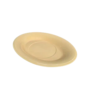 קערת בר אובלית צהובה