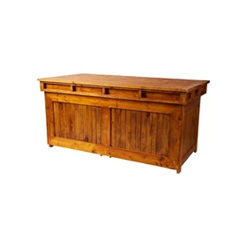 שולחן הגשה סגור 90X180 - עץ טבעי