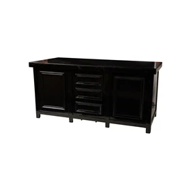 שולחן הגשה סגור 90X180 - שחור