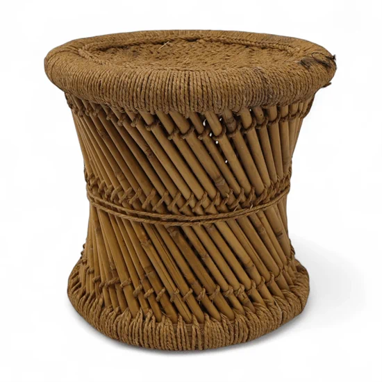 שרפרף עץ - עגול