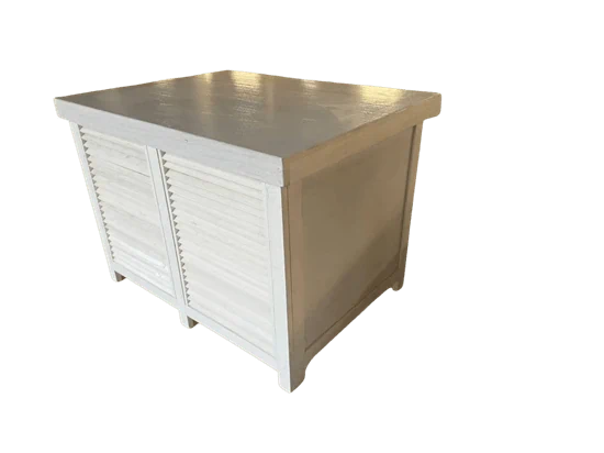 שולחן הגשה סגור 122X91X88 - לבן