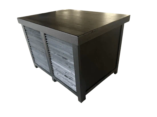 שולחן הגשה סגור 122X91X88 - שחור