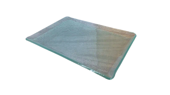 צלחת הגשה מלבנית זכוכית