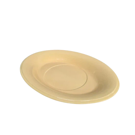 קערת בר אובלית צהובה