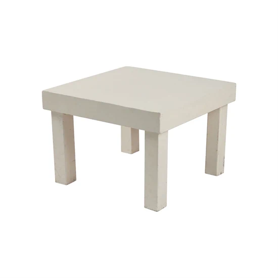 שולחן זולה 60X60 צבע לבן